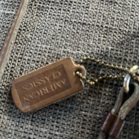 Vintage American Classics Leather Tan Crossbody Purse - Picture 4 of 11